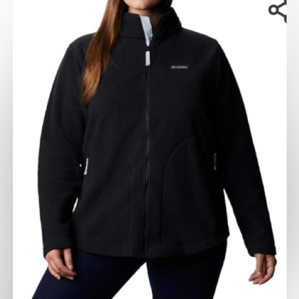 Columbia Northern Sherpa Fleece Jacket, plus size
